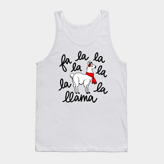 Fa La La La Llama Funny Xmas Gift Tank Top by salemstore